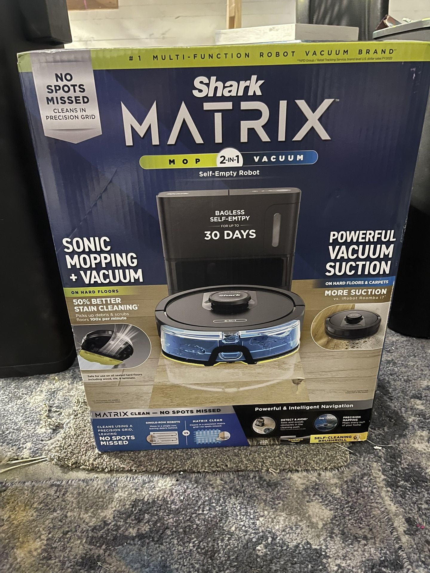 Shark Matrix Self Empty Robot 2n1 Mop/ Vacuum
