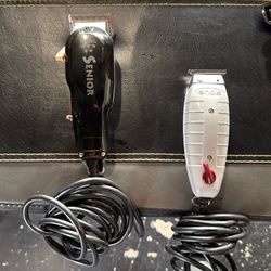 Wahl Senior Clippers And Andis Outliner