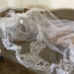 Cathedral Length Wedding Veil Brand New 