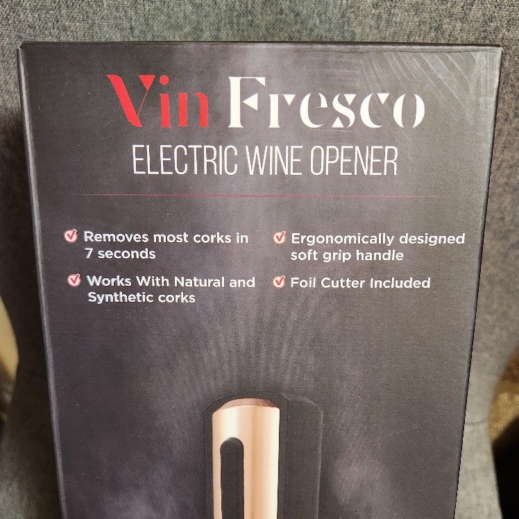 New Electric Wine Opener