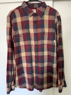 Vans men’s button up shirt