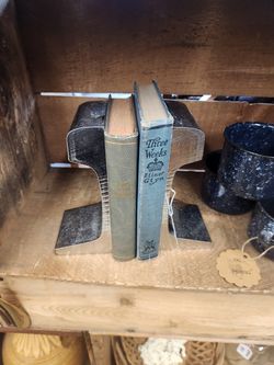 Train track book ends! Heavy and funky