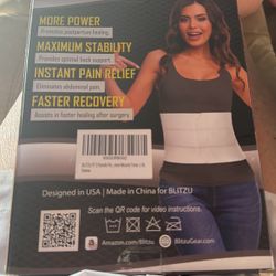  inch Abdominal Binder for Women & Men, 3 Panel Post Surgery Recovery Waist Support Belt, Postpartum Belly Band, Tummy Tuck Compression Wrap, Postpart