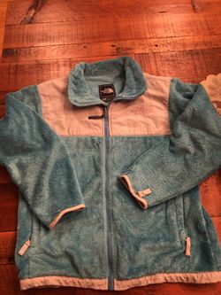 Youth Large North Face fleece jacket.