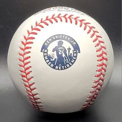 Ken Griffey Jr. Retirement Logo Baseball OMLB Rare UTL