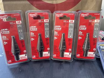 MILWAUKEE STEP DRILL BIT #4  $24 EachBit  (( Read. Below )) 