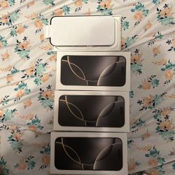 Four IPHONE 16 Pro Locked BRAND NEW IN BOX $650 Each 