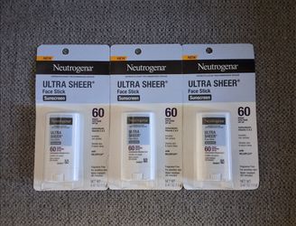 Neutrogena Ultra Sheer Face Stick Sunscreen SPF 60