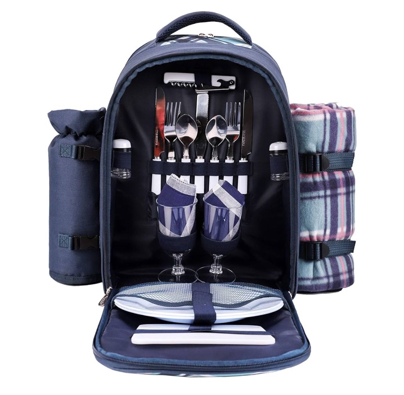 Apollo walker Picnic Backpack Set for 2 with Cooler