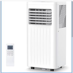 COWSAR 10,000 BTU Portable Air Conditioners, Portable AC Unit Cools Up to 450 Sq.ft with Remote, 4 Modes Room Air Conditioners with Digital Display/Sw