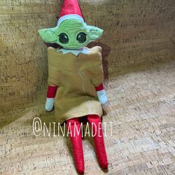 Custom Baby Yoda Elf Costume