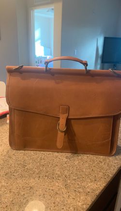 L.L Bean Leather business tote