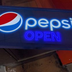 Pepsi Open Sign