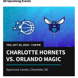 Charlotte Hornets Tickets