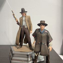 Back To The Future Marry McFly & Doc Brown Statue Figures