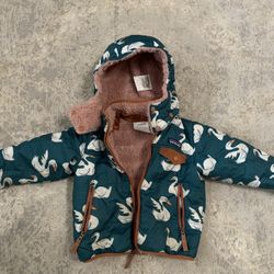 Patagonia Kids 2T Girls Reversible Tribbles Hoody