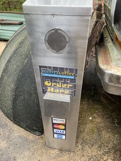 Stainless drive through speaker
