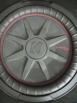 KICKER - CompRT Down-Firing 12” Dual-Voice-Coil 2-Ohm Loaded Subwoofer Enclosure - Black $300 !!!!!!!!