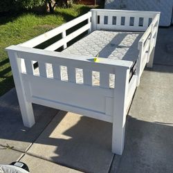 Twin Bed With Mattress 