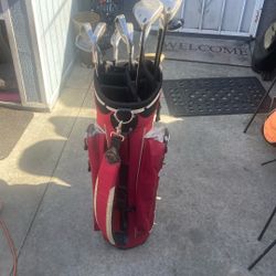 Golf Men’s RH Callaway Drivers Peerless Irons Yonex Bag