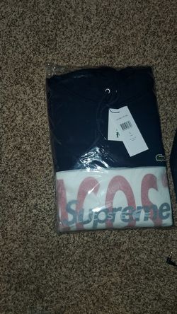 Supreme x Lacoste hoodie