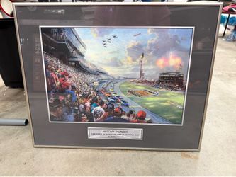 Thomas Kinkade NASCAR art