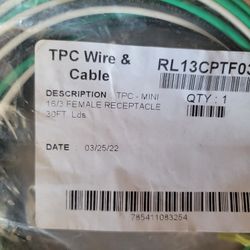 tpc wire and cable 30ft