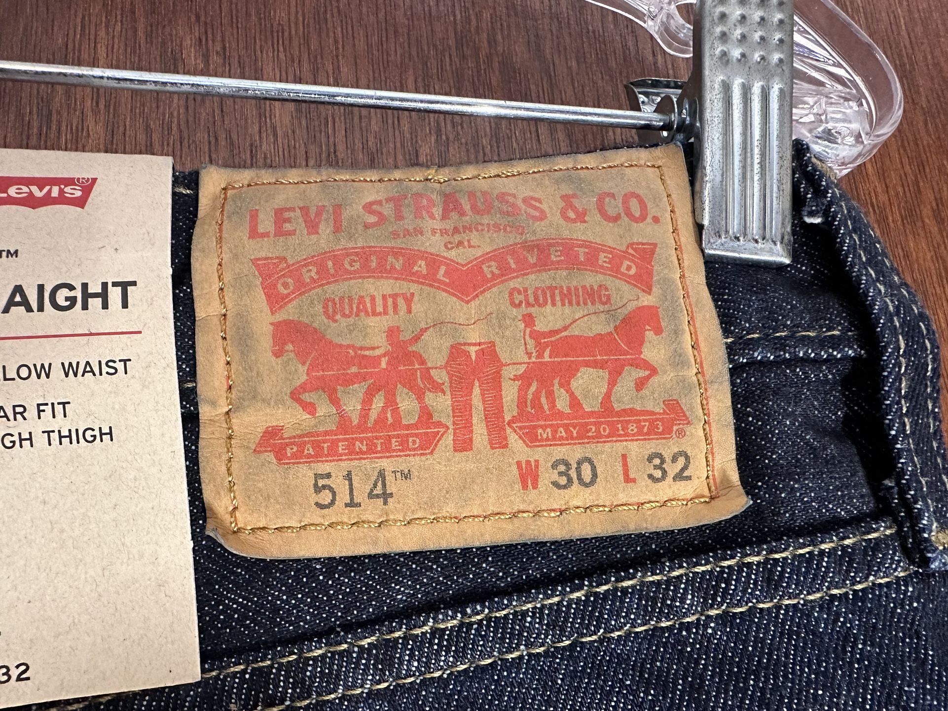 NWT 514 Levis Jeans 30x32