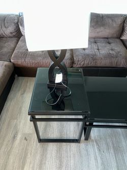 Black Table & In Table / Lamps