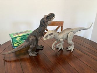 Jurassic World dinosaur toys (battery operated)