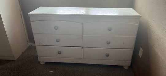 White dresser