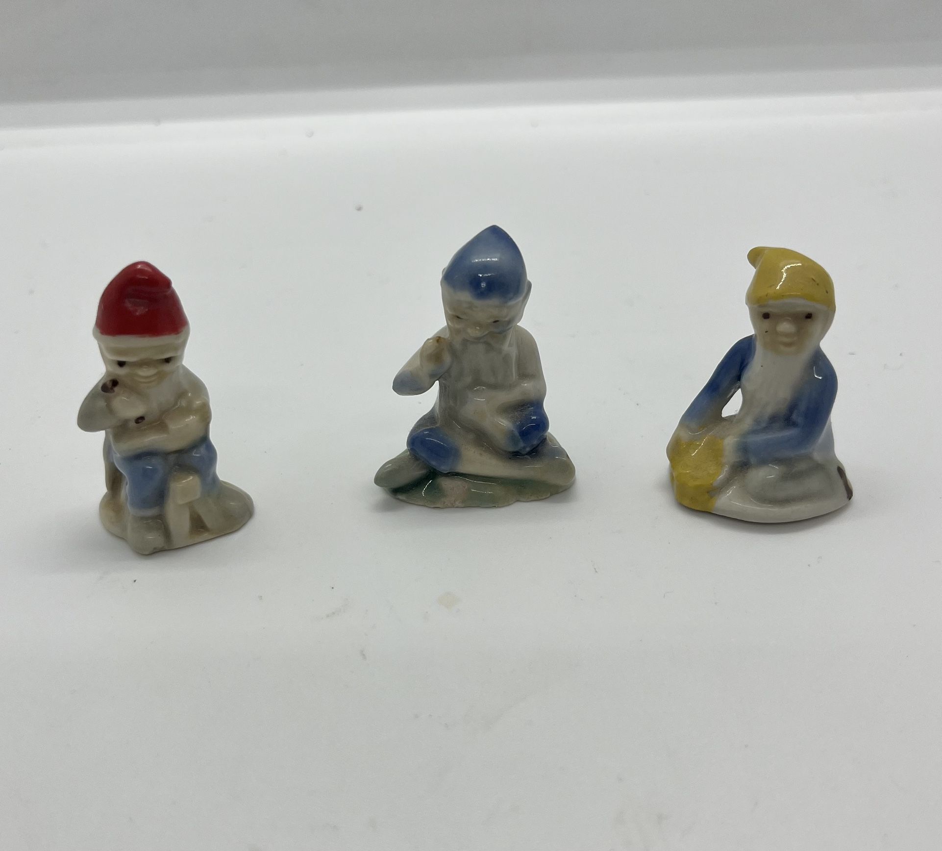 Wade Whimsies “Lucky Fairy Folk” (or Leprechauns) Irish Figurines (Set of Three) REDUCED to JUST $20!