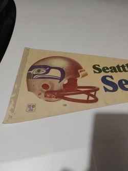 Vintage Seattle Seahawks Pennant, 30" $20.00