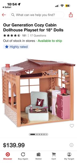 Our Generation Doll House with Dolls and Accessories