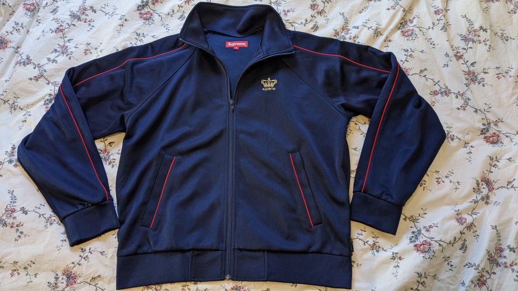 Supreme Navy Track Jacket