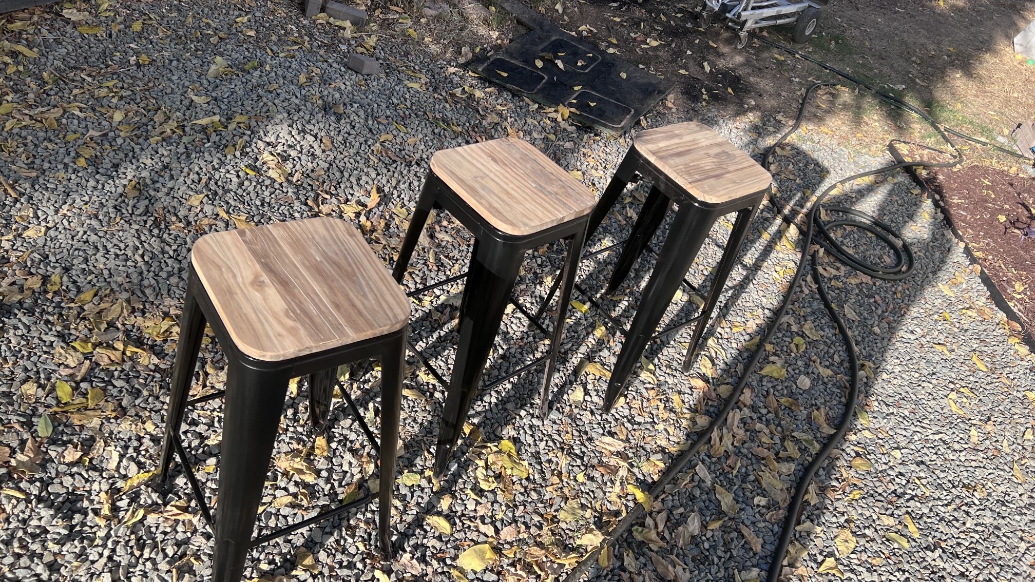 Honeybloom Westfield Counter Stool, Black