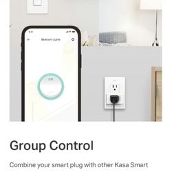 Small, Simple, Smart Kasa Smart Wi-Fi Plug Mini 2x Pack Total 8
