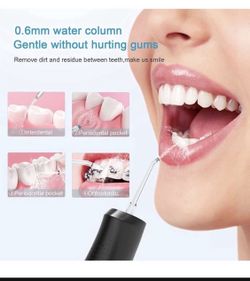 Water Flosser for Teeth Dental Oral Irrigator, Cordless Water Flosser for Braces Oral Care, Portable Rechargeable IPX7 Waterproof Water Teeth Cleaner 