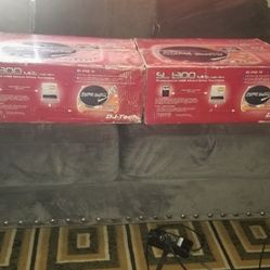 2 DJ Tech SL 1300 Mk6 Professional DJ Turntables(Brand New,Never Used)