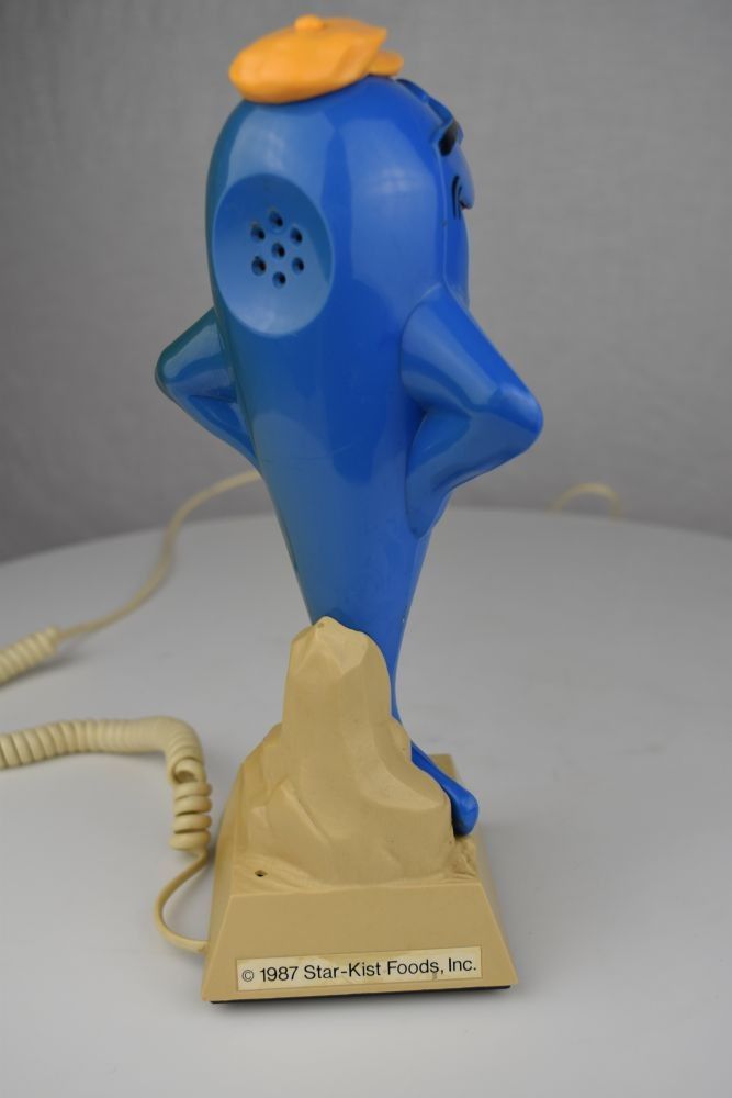 90s チャーリーザツナ Charlie the Tuna 電話機 1987 Vintage Starkist Charlie The Tuna Phone