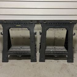 Stanley Folding Sawhorse Set