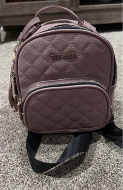 Steve Madden Dusty Rose Quilted Mini Backpack