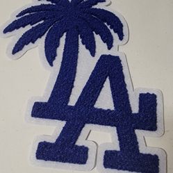 LOS ANGELES PALM TREE POPULAR DESIGN HIGH QUALITY IRON ON PATCH 10 INCH BY 6 INCH
