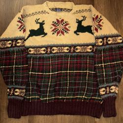 Vintage Polo Ralph Lauren Christmas Sweater 