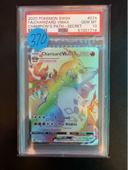 Pokémon PSA 10 Rainbow Charizard