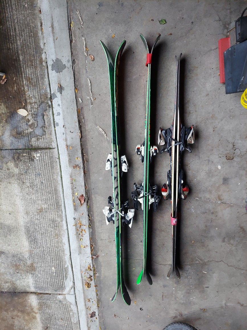 Atomic BLOG 185cm, LINE 171cm, Dynastar 153cm