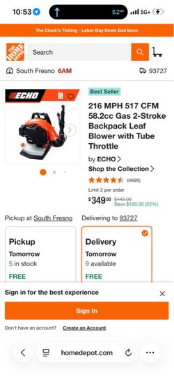 Echo blower turns on