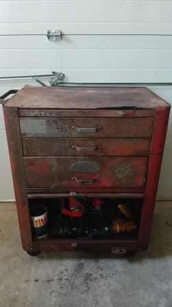 Vintage craftsman tool cart