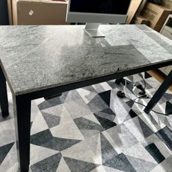 Room & Board Parsons Sit Stand Desk With Granite Top