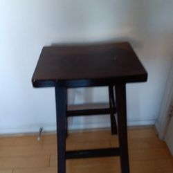 One Wooden Stool